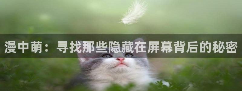 age动漫官网樱花动漫：漫中萌：寻找那些隐藏在屏幕背后的秘密